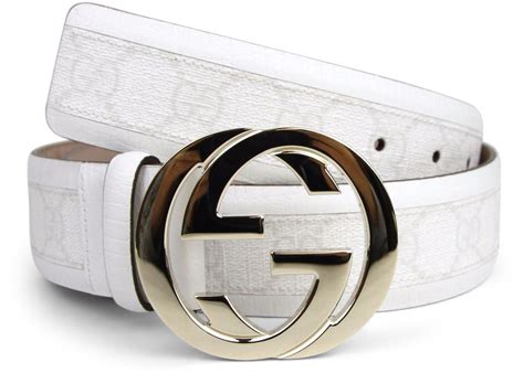 white gucci belt men